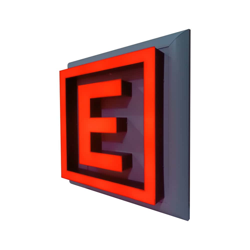 Kutu Harf Eczane E Tabela 60x60 cm